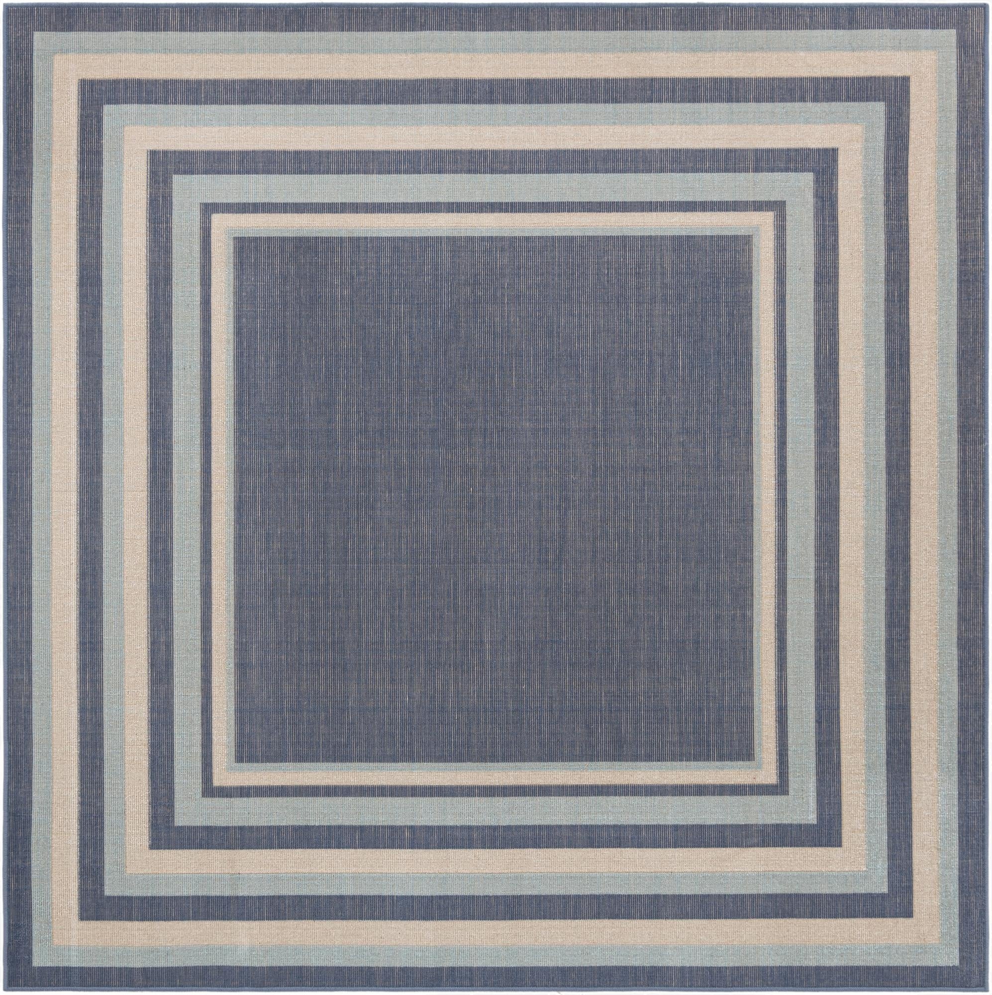  6' x 6' Lotus Square Rug