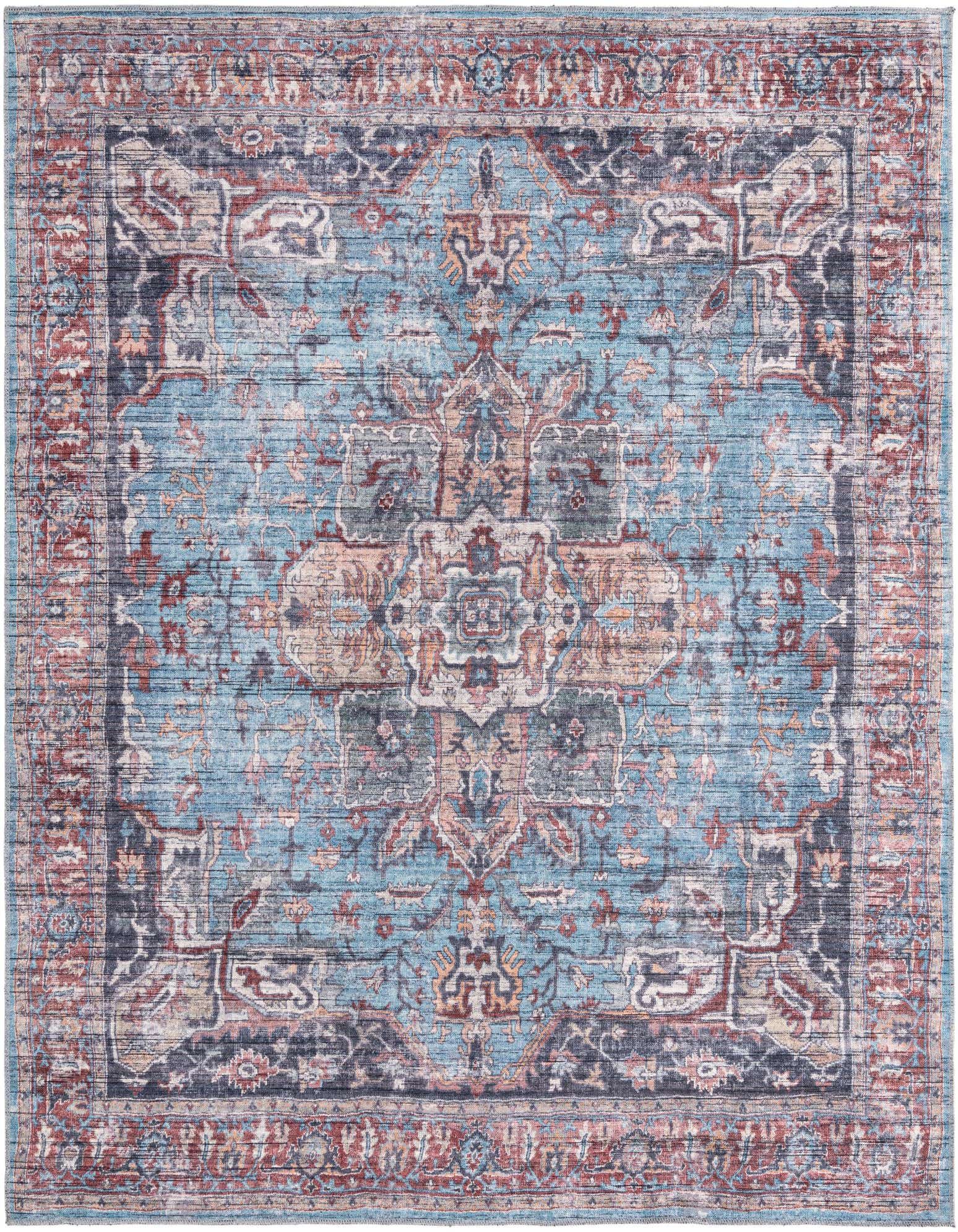 Primary image  7' 10 x 7' 10  Washable Maahru Square Rug