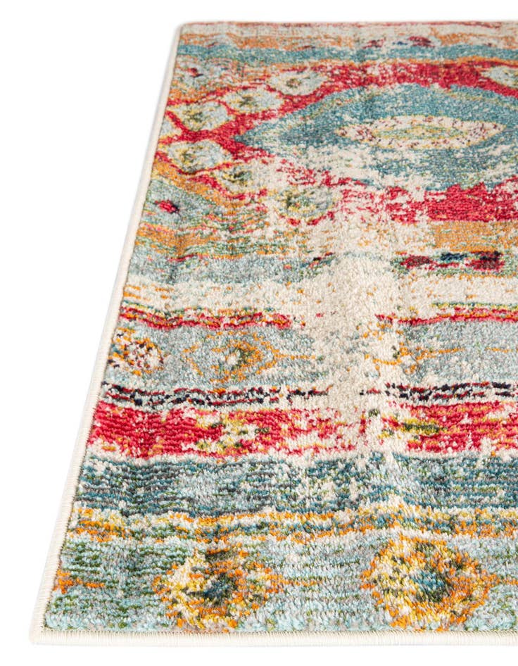 Detail image of  8' x 8'  Washable Mesa Square Rug