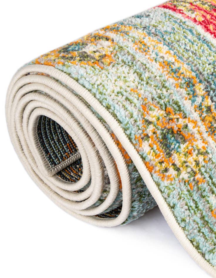 Detail image of  8' x 8'  Washable Mesa Square Rug