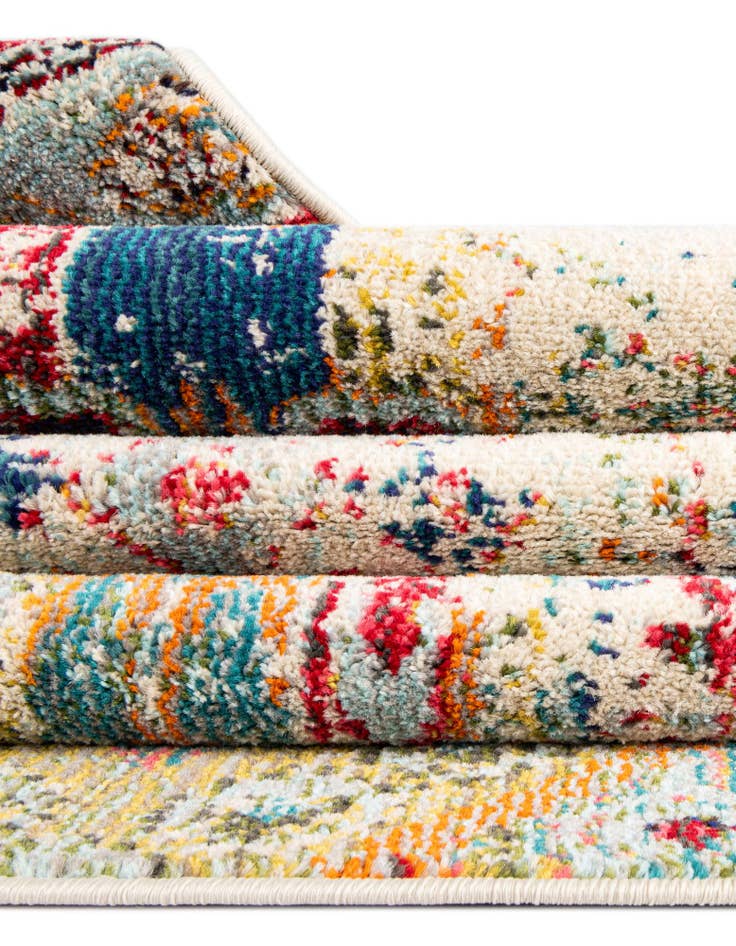 Detail image of  8' x 8'  Washable Mesa Square Rug