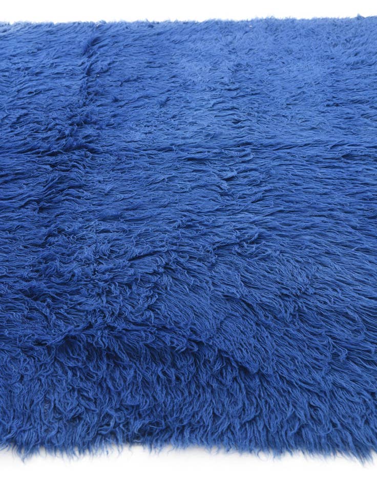 Detail image of  6' 9 x 6' 9  Hand Knotted Moroccan Wool Square Rug