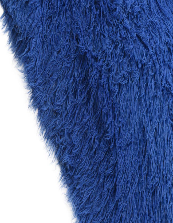 Detail image of  6' 9 x 6' 9  Hand Knotted Moroccan Wool Square Rug