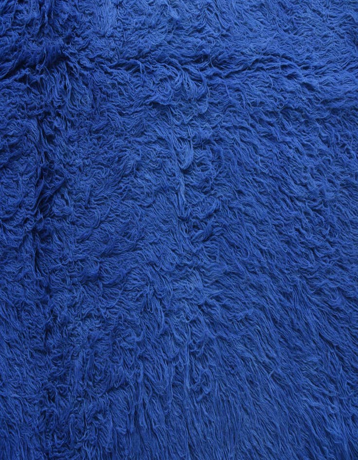 Detail image of  6' 9 x 6' 9  Hand Knotted Moroccan Wool Square Rug