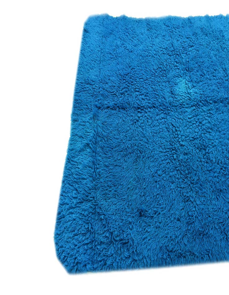 Detail image of  5' 7 x 6'  Hand Knotted Moroccan Wool Square Rug