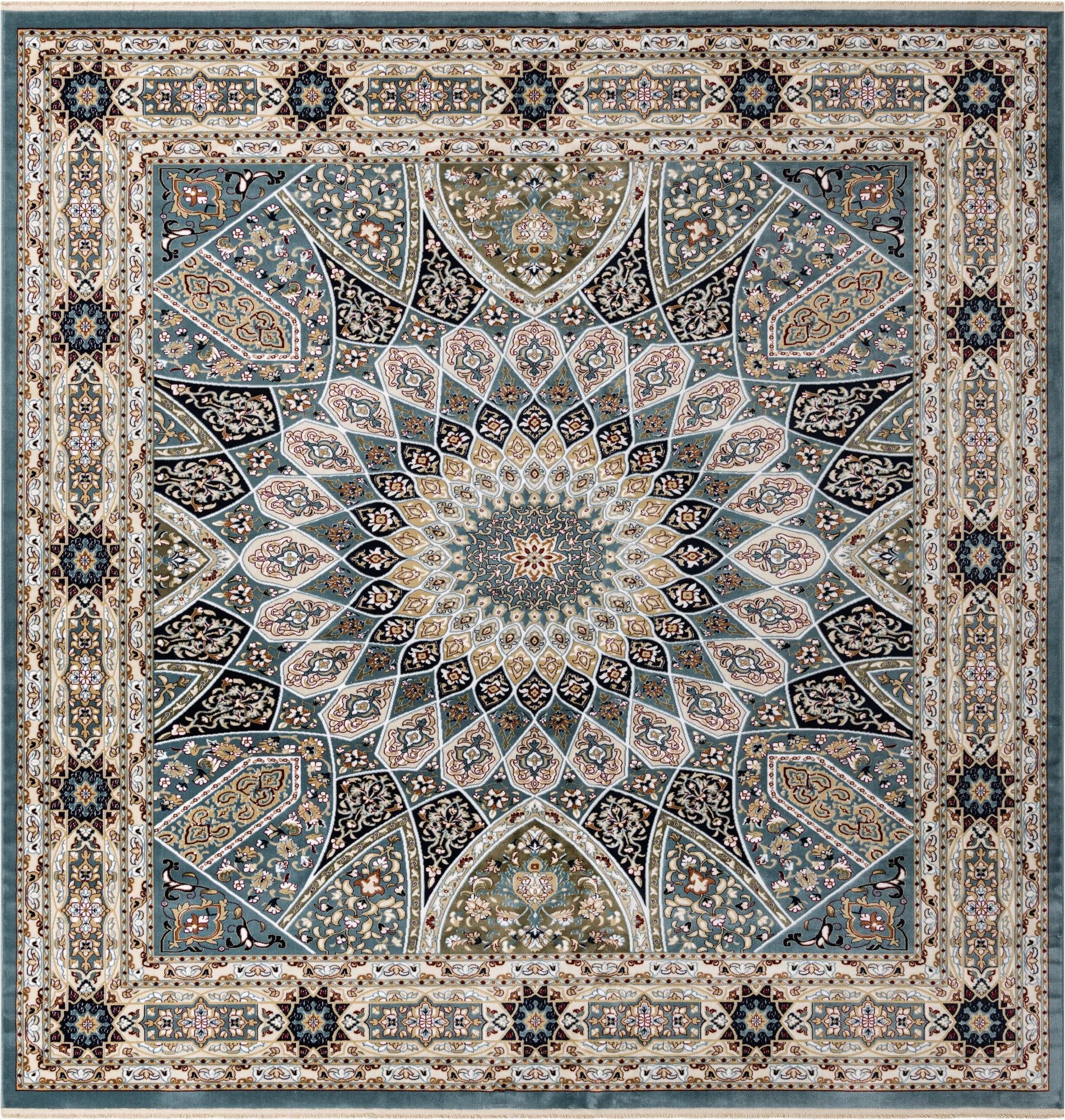 10' x 10' Nain Design Square Rug