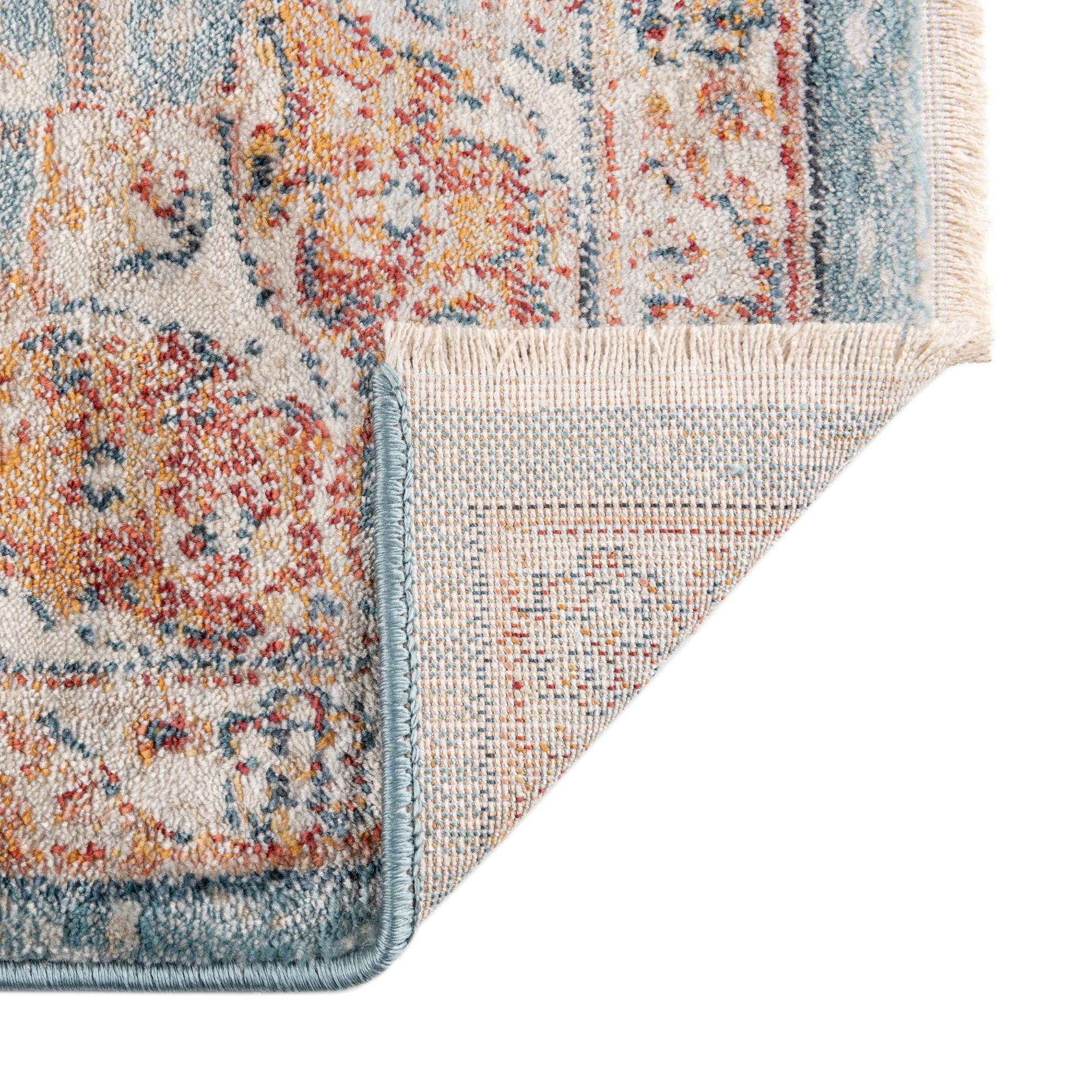 Blue 8' x 8' Newport Square Rug | Rugs.com