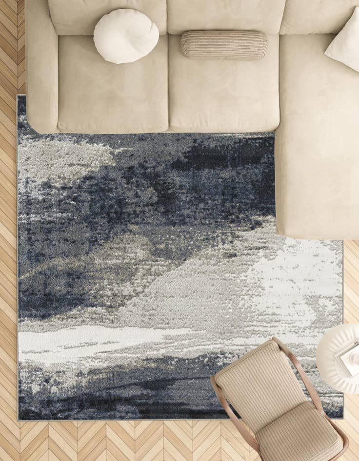 Detail image of  7' 10 x 7' 10 Oslo Square Rug