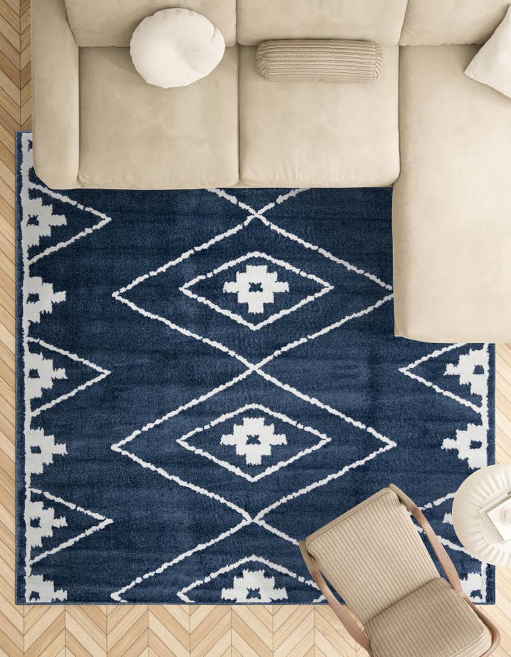 Detail image of  7' 10 x 7' 10 Oslo Square Rug