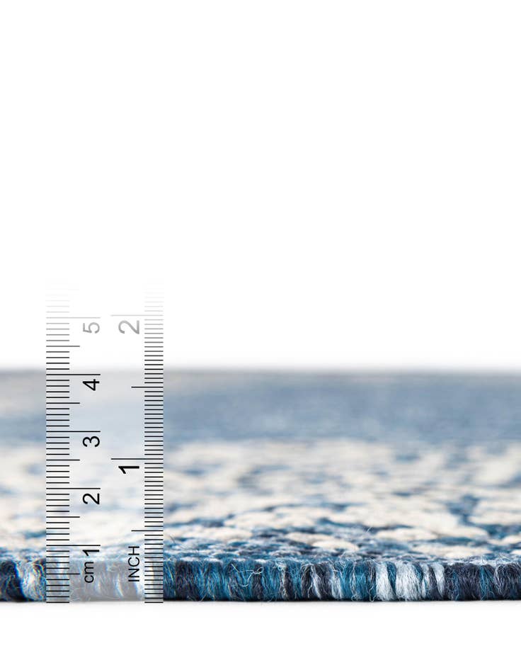 Detail image of  7' 10 x 7' 10  Washable Border Indoor / Outdoor Square Rug