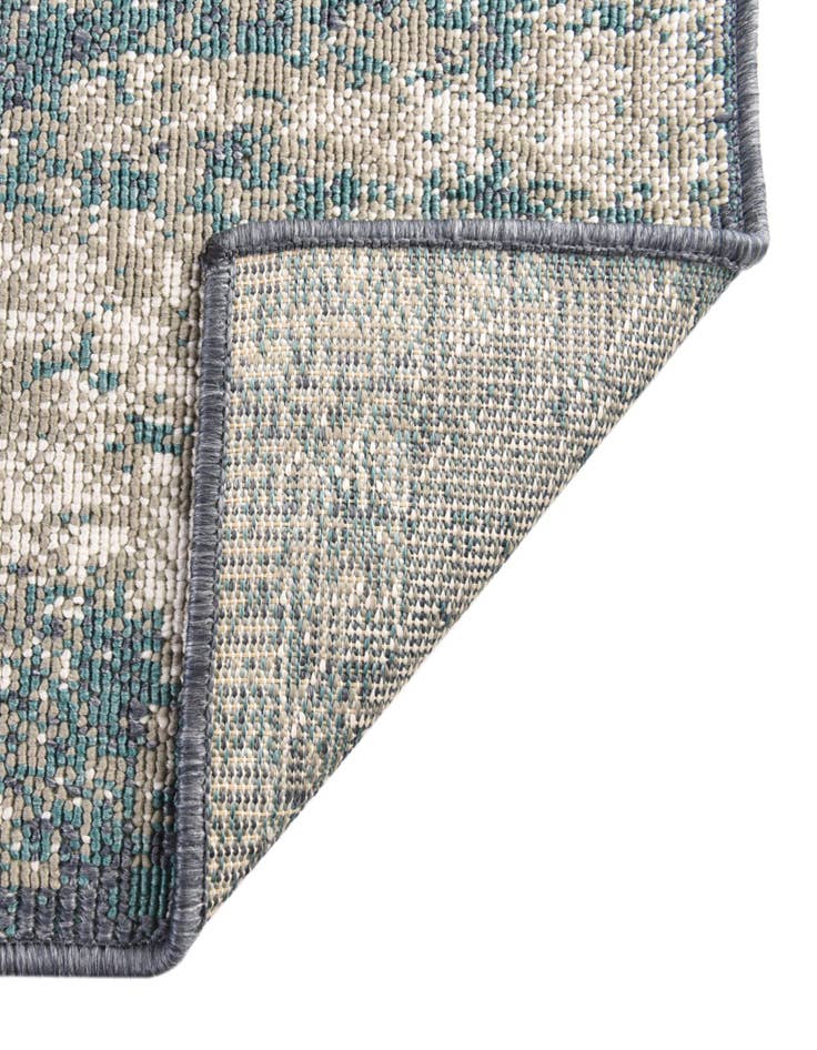 Detail image of  7' 10 x 7' 10  Washable Coastal Indoor / Outdoor Square Rug