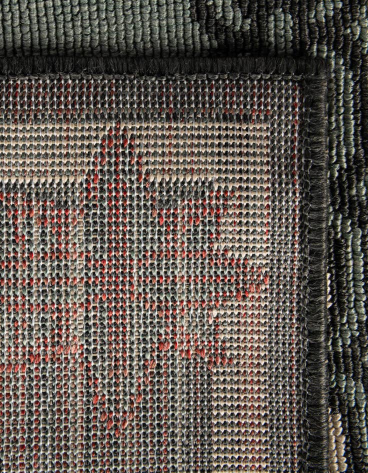 Detail image of  7' 10 x 7' 10  Washable Coastal Indoor / Outdoor Square Rug