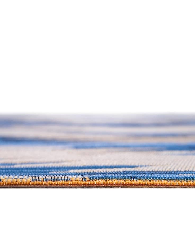 Detail image of  6' x 6'  Washable Modern Indoor / Outdoor Square Rug