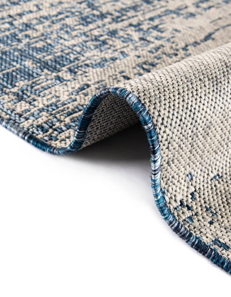 Detail image of  10' 8 x 10' 8  Washable Modern Indoor / Outdoor Square Rug