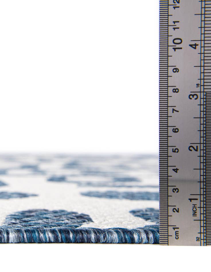 Detail image of  10' x 10'  Washable Modern Indoor / Outdoor Square Rug