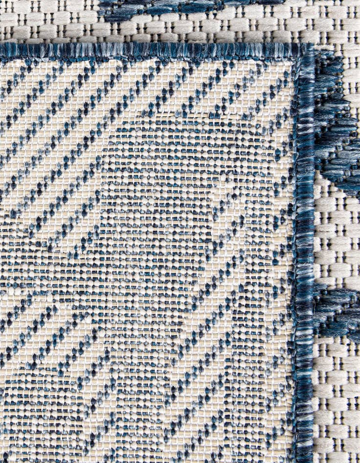 Detail image of  10' x 10'  Washable Modern Indoor / Outdoor Square Rug