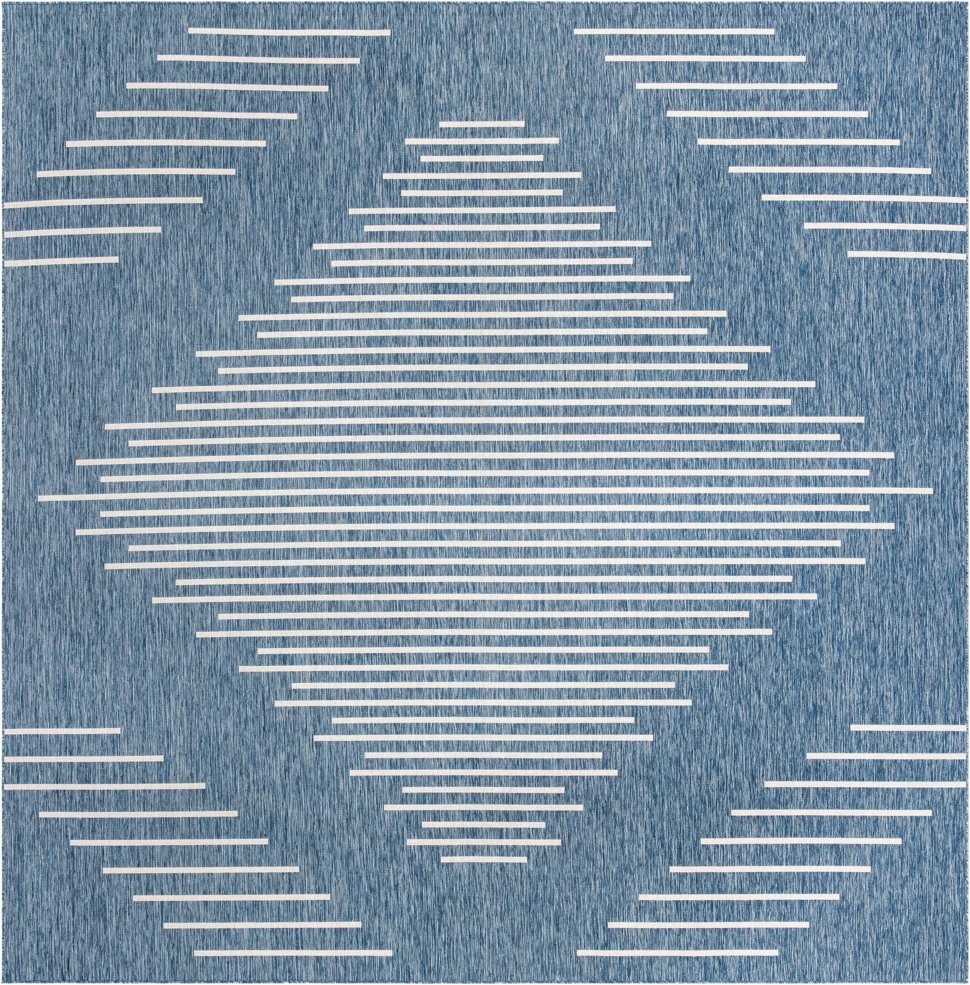  13' x 13'  Washable Modern Indoor / Outdoor Square Rug
