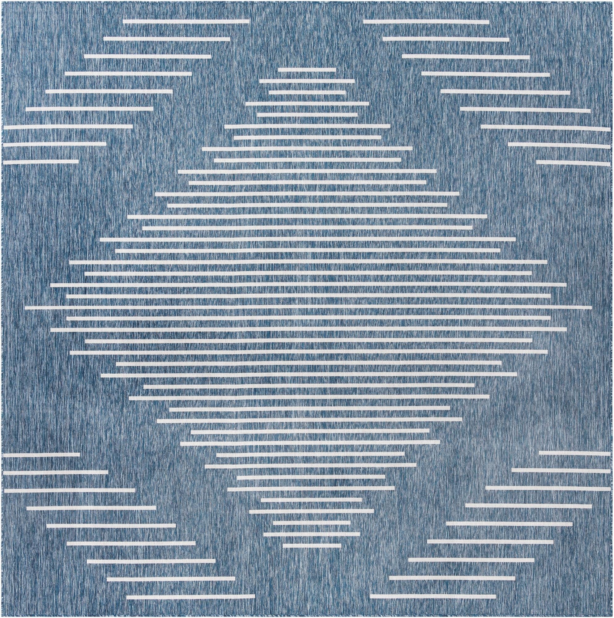 Primary image  10' 8 x 10' 8  Washable Modern Indoor / Outdoor Square Rug