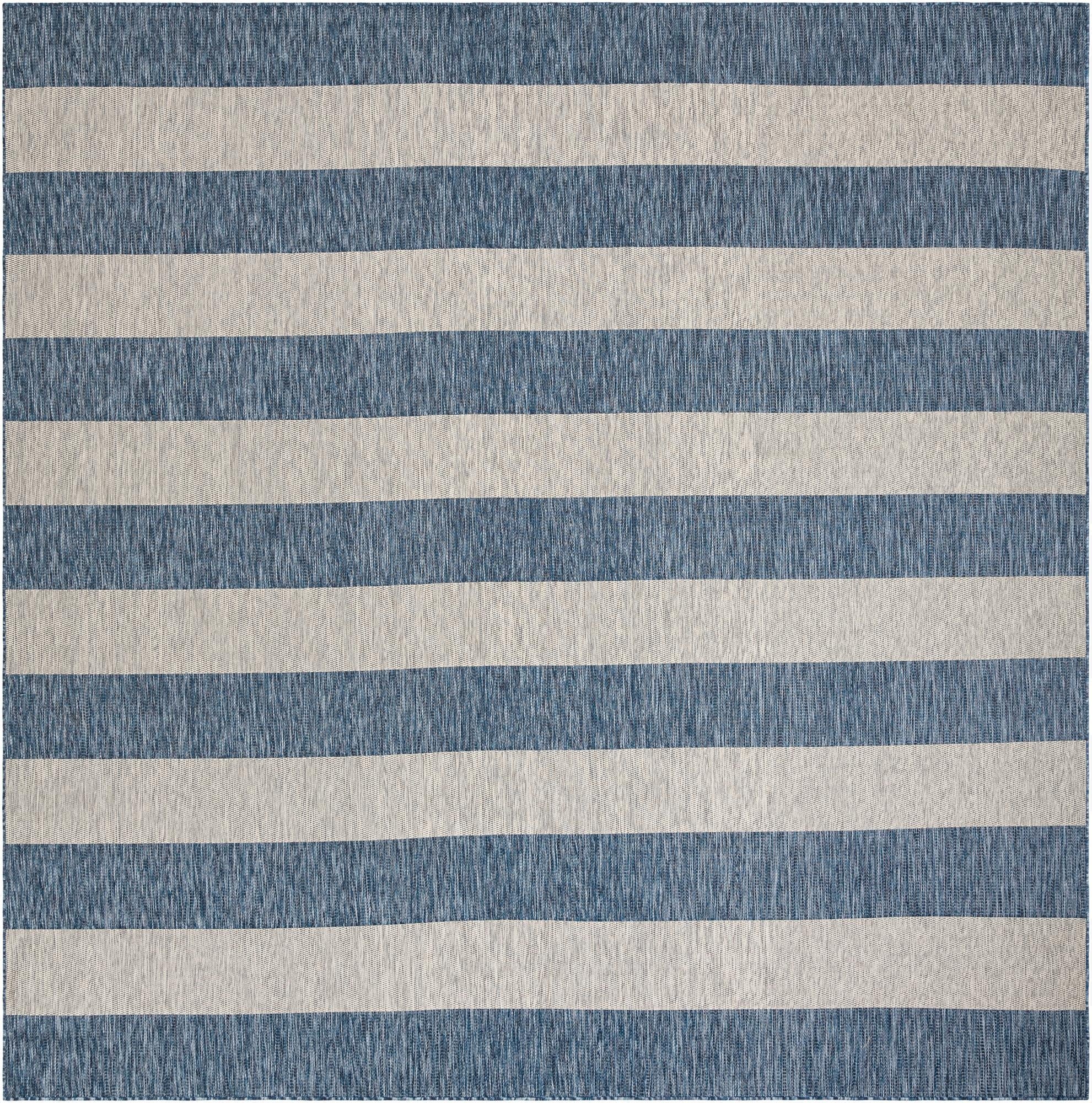  12' x 12'  Washable Ribbon Indoor / Outdoor Square Rug
