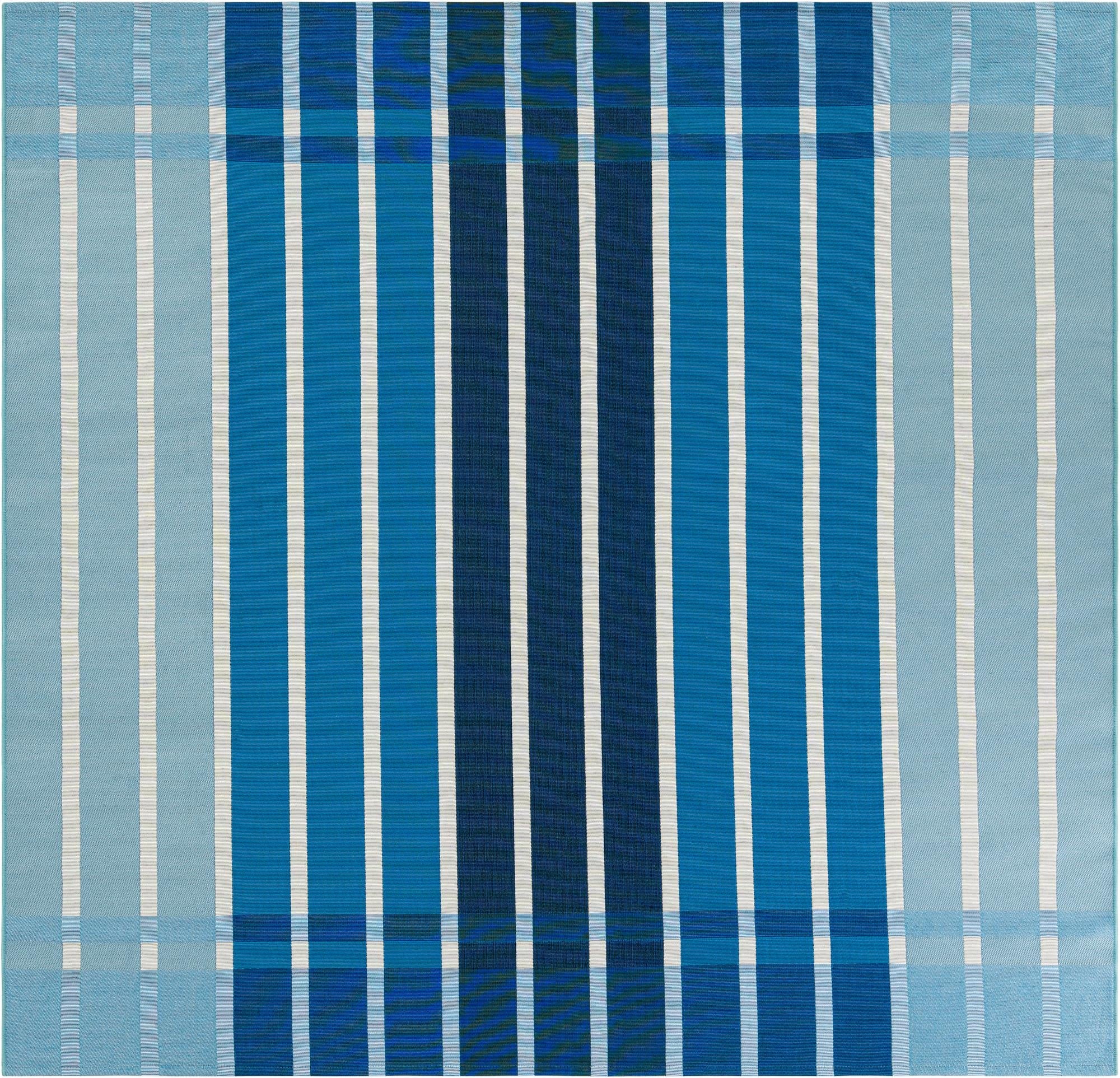  7' 10 x 7' 10  Washable Ribbon Indoor / Outdoor Square Rug