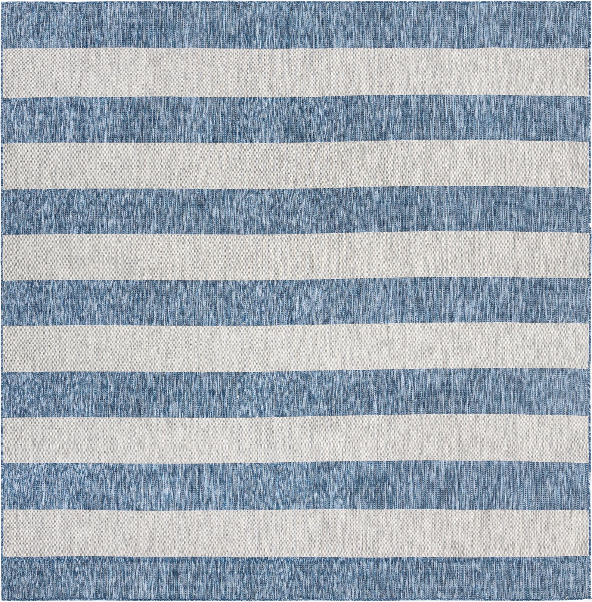  10' 8 x 10' 8  Washable Ribbon Indoor / Outdoor Square Rug