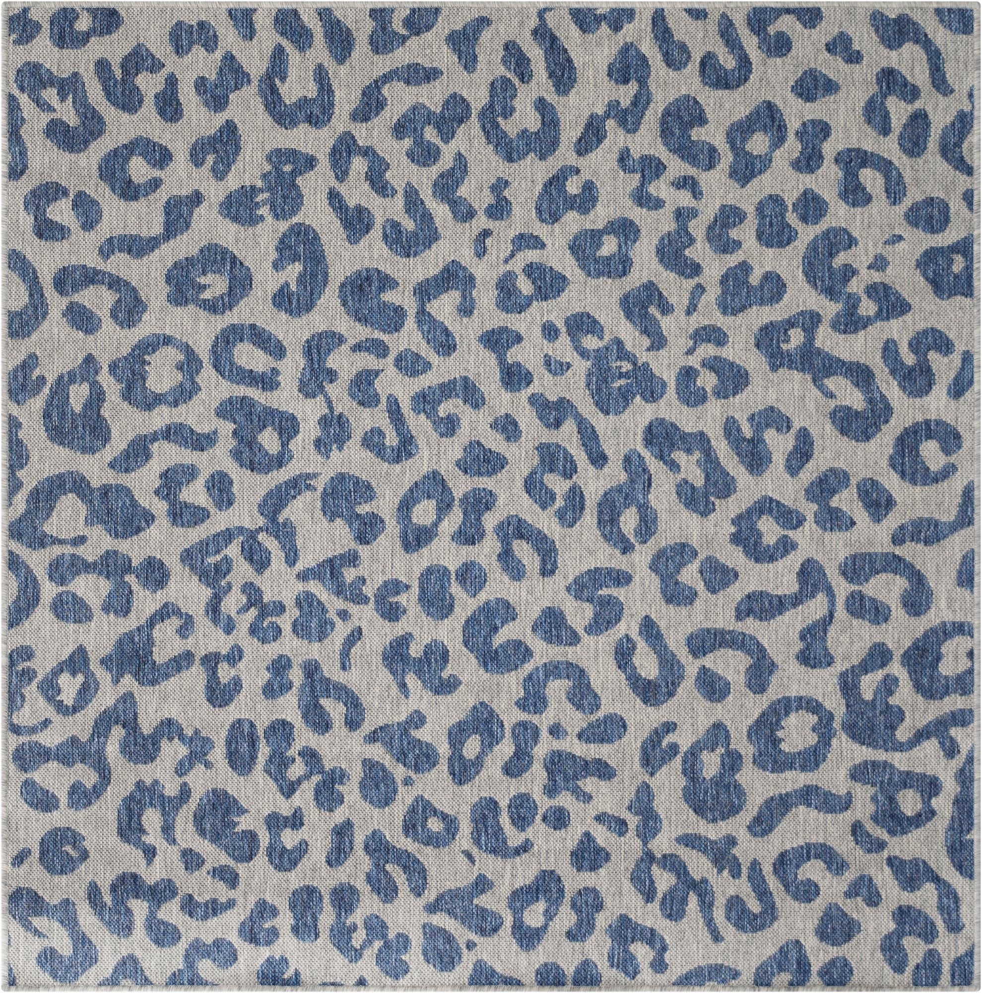 Primary image  5' 3 x 5' 3  Washable Safari Indoor / Outdoor Square Rug