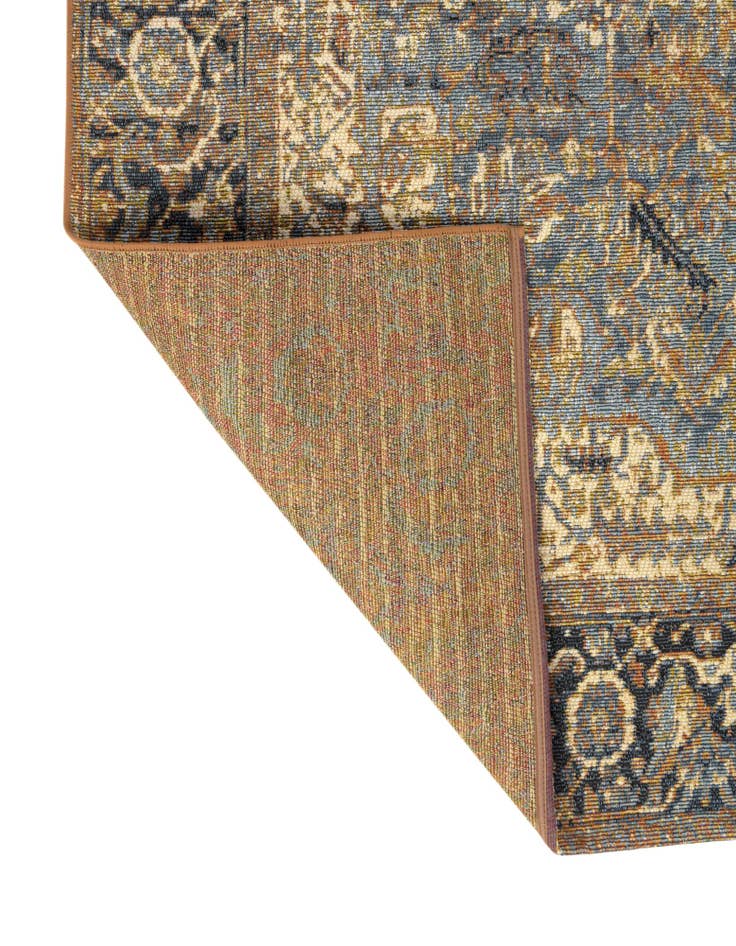 Detail image of  6' x 6'  Washable Traditional Indoor / Outdoor Square Rug