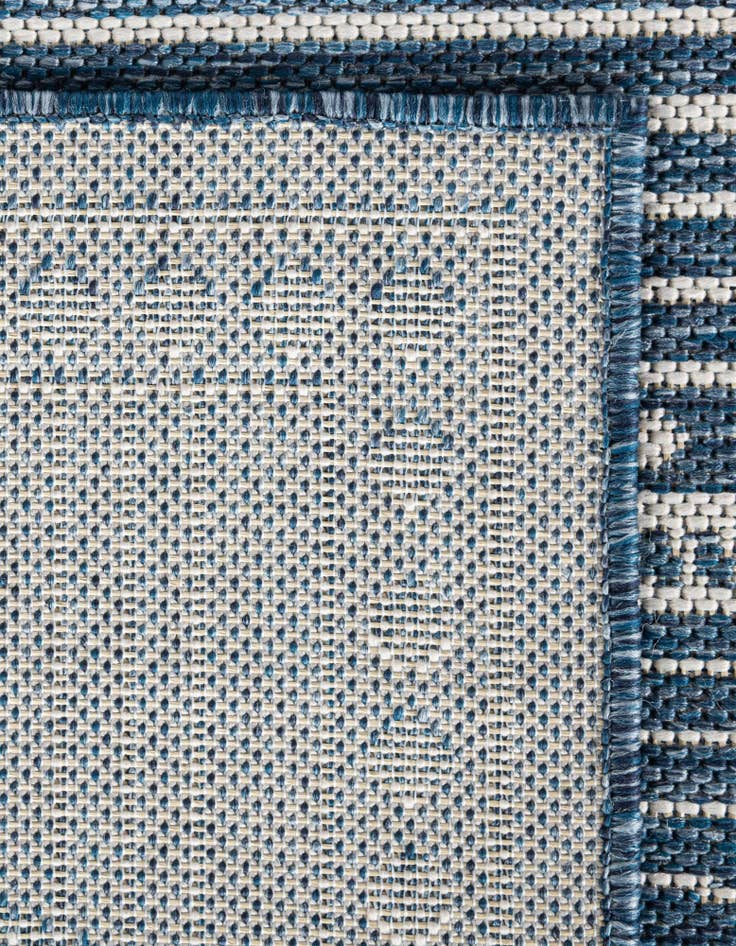 Detail image of  13' x 13'  Washable Traditional Indoor / Outdoor Square Rug