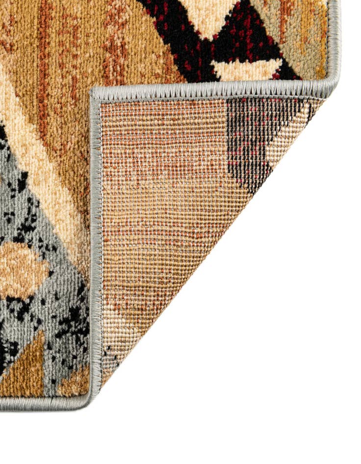 Detail image of  5' 3 x 5' 3 Pioneer Square Rug