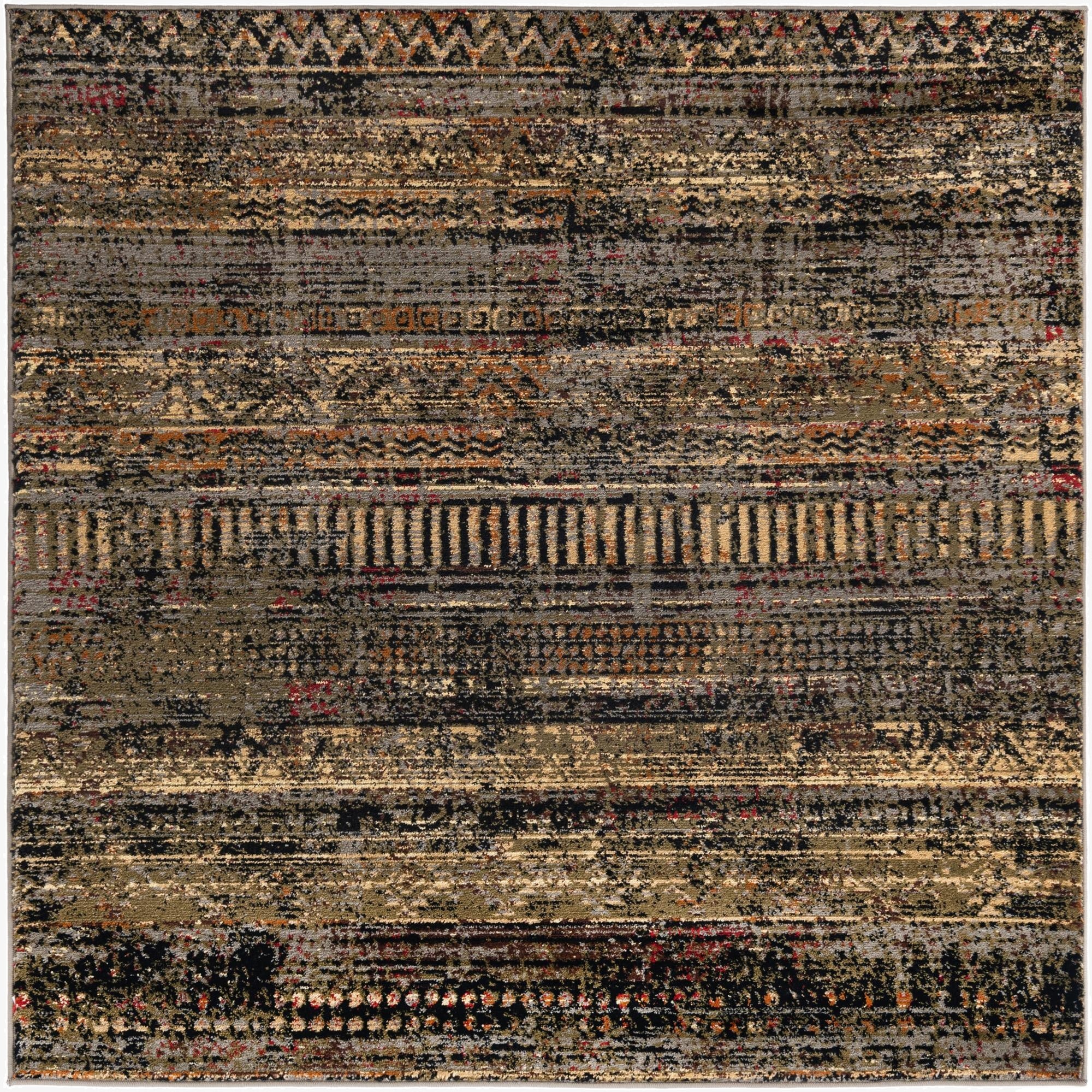  5' 3 x 5' 3 Saturn Square Rug