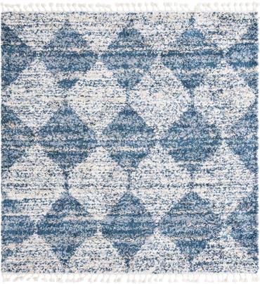  7' 10 x 7' 10 Serenity Shag Square Rug