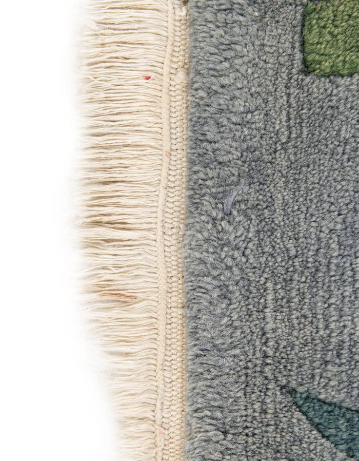 Detail image of  3' 5 x 3' 5  Hand Knotted Tibet Wool Square Rug