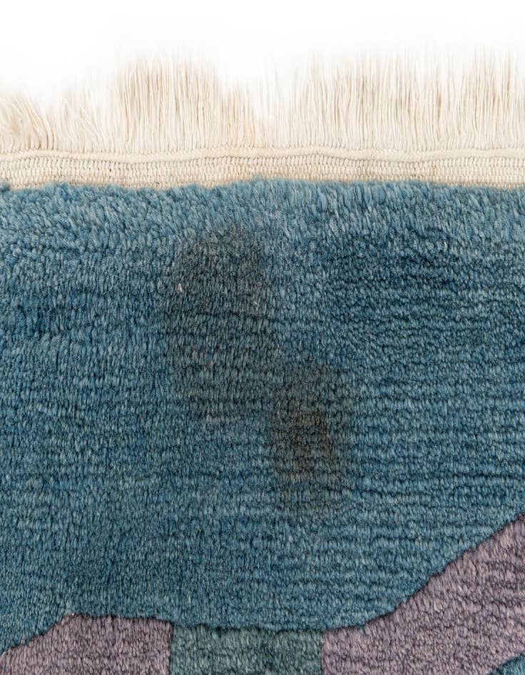 Detail image of  3' 5 x 3' 5  Hand Knotted Tibet Wool Square Rug