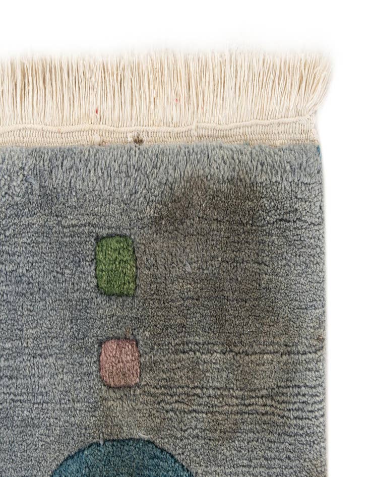 Detail image of  3' 5 x 3' 5  Hand Knotted Tibet Wool Square Rug