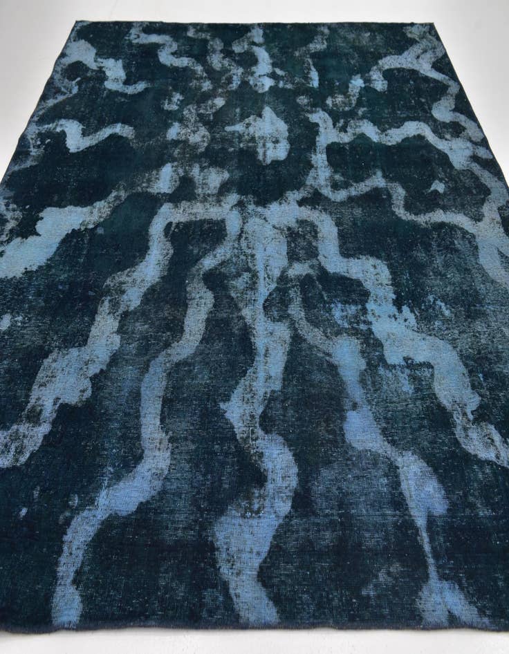 Detail image of  8' 10 x 9' 9  Hand Knotted Ultra Vintage Persian Wool Square Rug