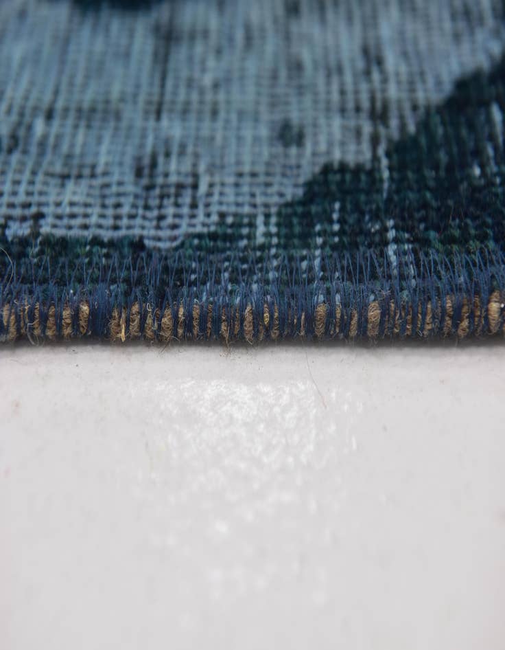 Detail image of  8' 10 x 9' 9  Hand Knotted Ultra Vintage Persian Wool Square Rug