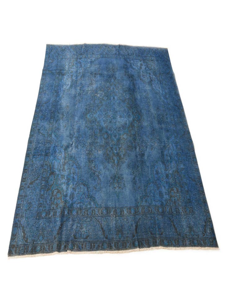 Detail image of  9' 4 x 9' 6  Hand Knotted Ultra Vintage Persian Wool Square Rug