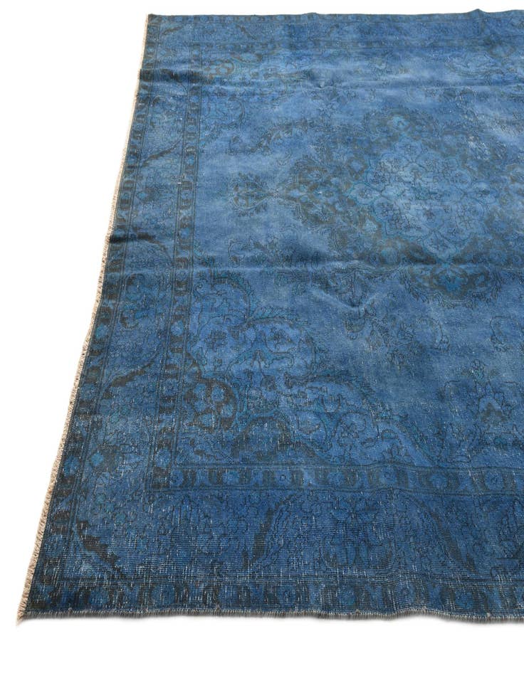 Detail image of  9' 4 x 9' 6  Hand Knotted Ultra Vintage Persian Wool Square Rug