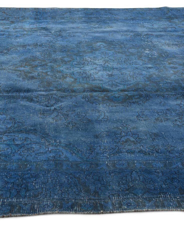 Detail image of  9' 4 x 9' 6  Hand Knotted Ultra Vintage Persian Wool Square Rug