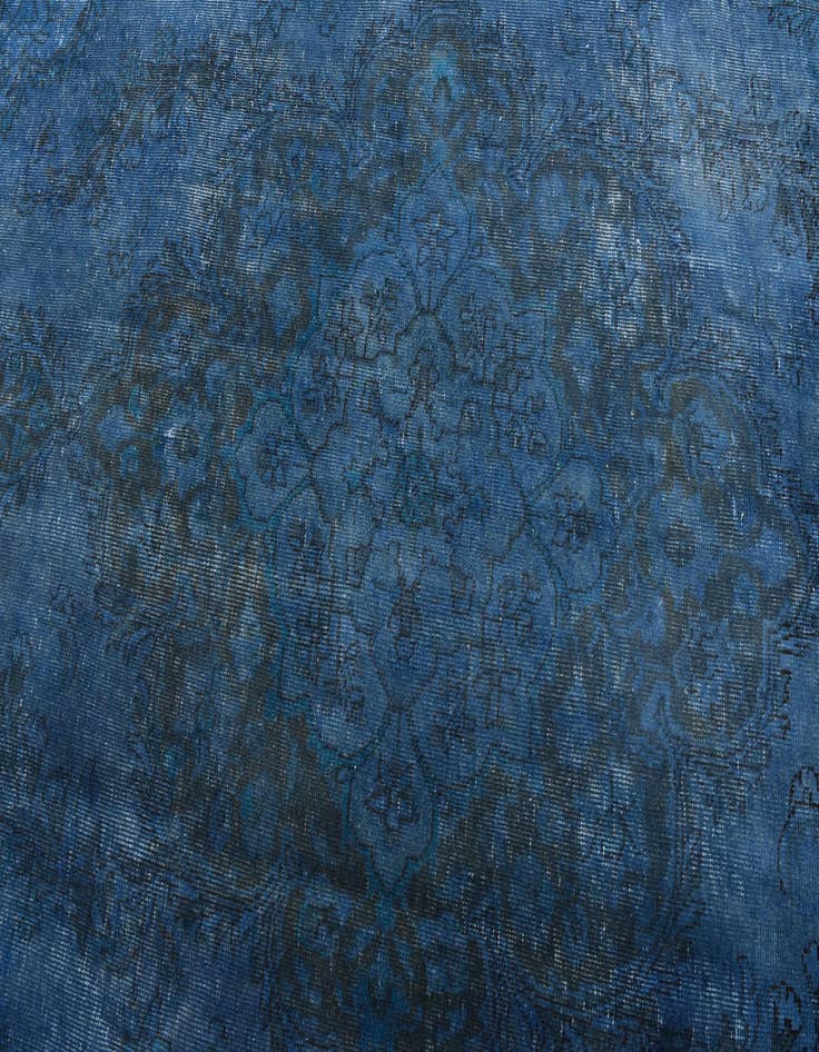 Detail image of  9' 4 x 9' 6  Hand Knotted Ultra Vintage Persian Wool Square Rug