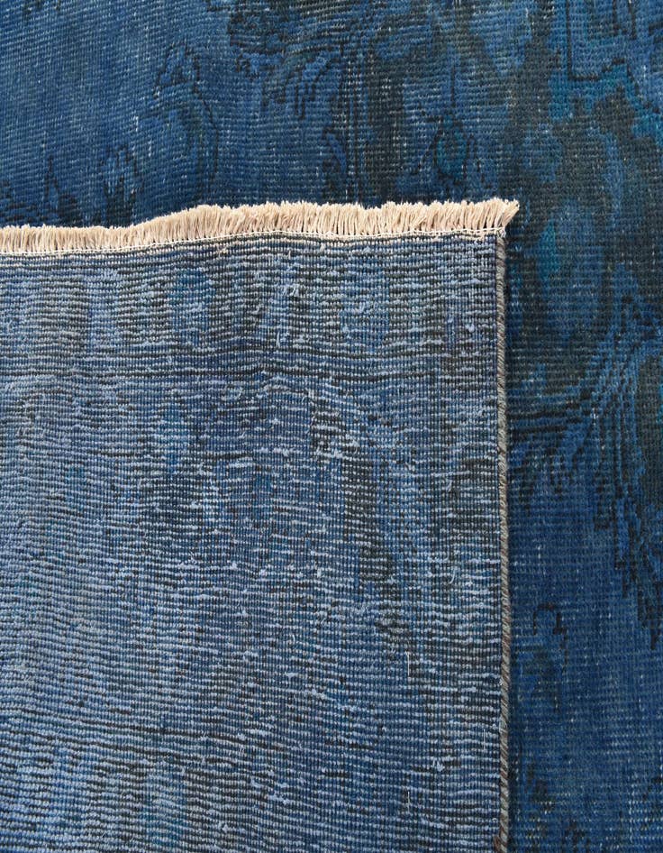 Detail image of  9' 4 x 9' 6  Hand Knotted Ultra Vintage Persian Wool Square Rug