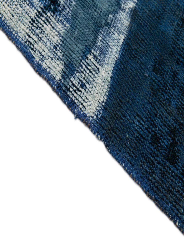 Detail image of  4' 8 x 5' 2  Hand Knotted Ultra Vintage Persian Wool Square Rug