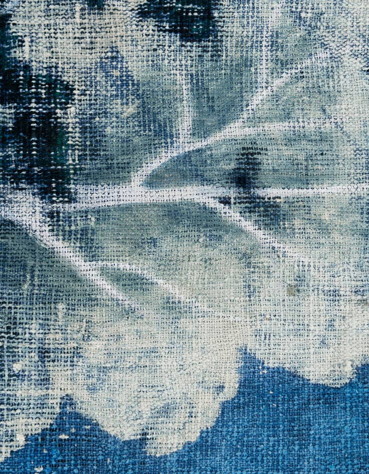 Detail image of  4' 8 x 5' 2  Hand Knotted Ultra Vintage Persian Wool Square Rug