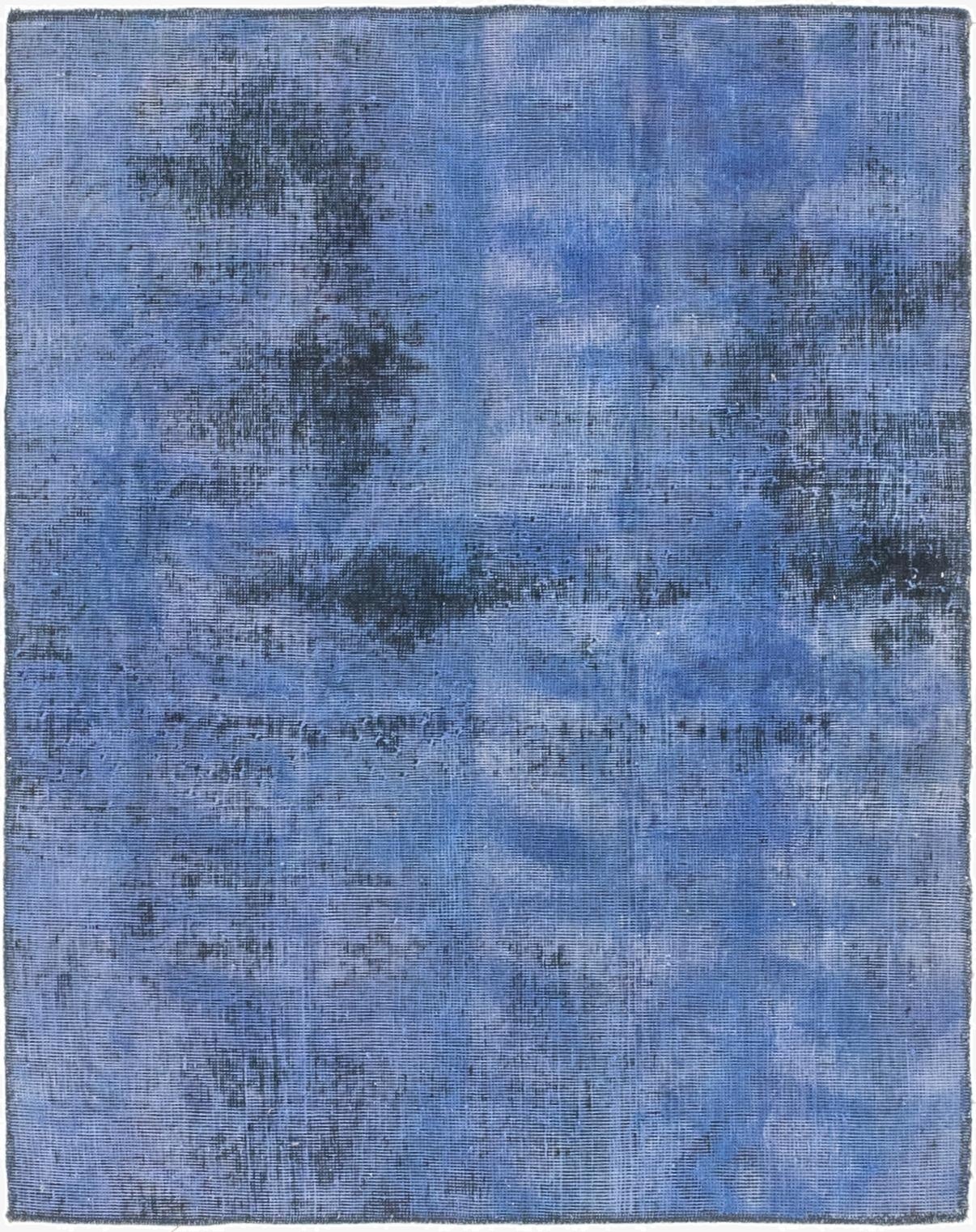  3' 6 x 4' 5  Hand Knotted Ultra Vintage Persian Wool Square Rug