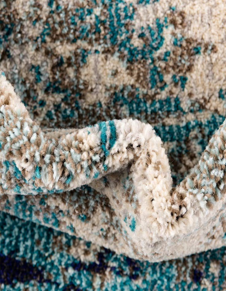 Detail image of  7' 10 x 7' 10  Washable Vivid Square Rug