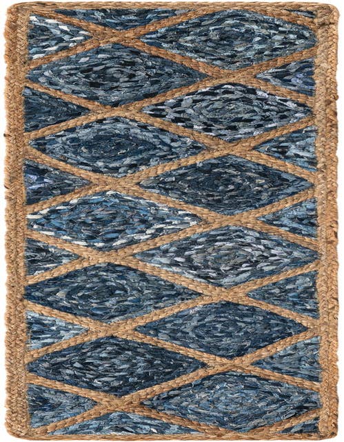 Detail image of  1' 2 x 5' 1  Hand Braided Jute Table Runner Rug