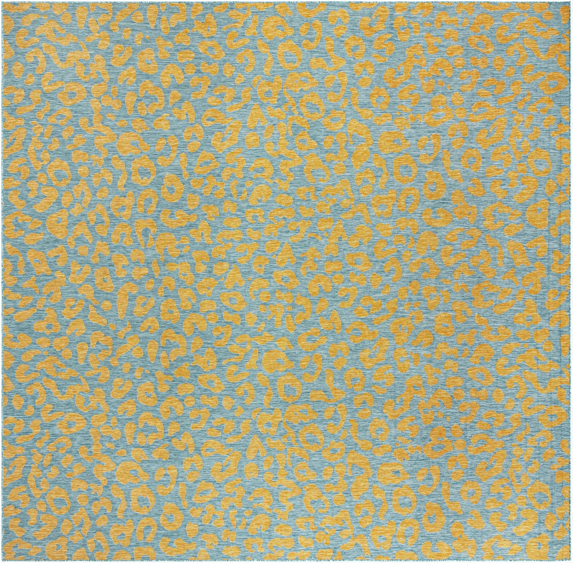  13' x 13'  Washable Safari Indoor / Outdoor Square Rug