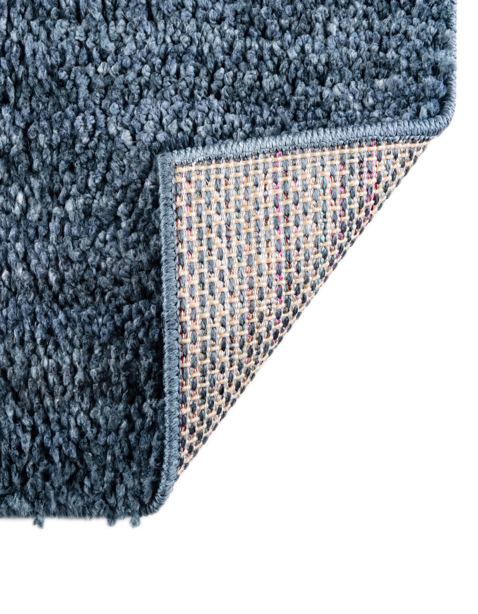 Blueberry Blue 2' x 3' Jill Zarin Shaggy Chic Rug | Rugs.com
