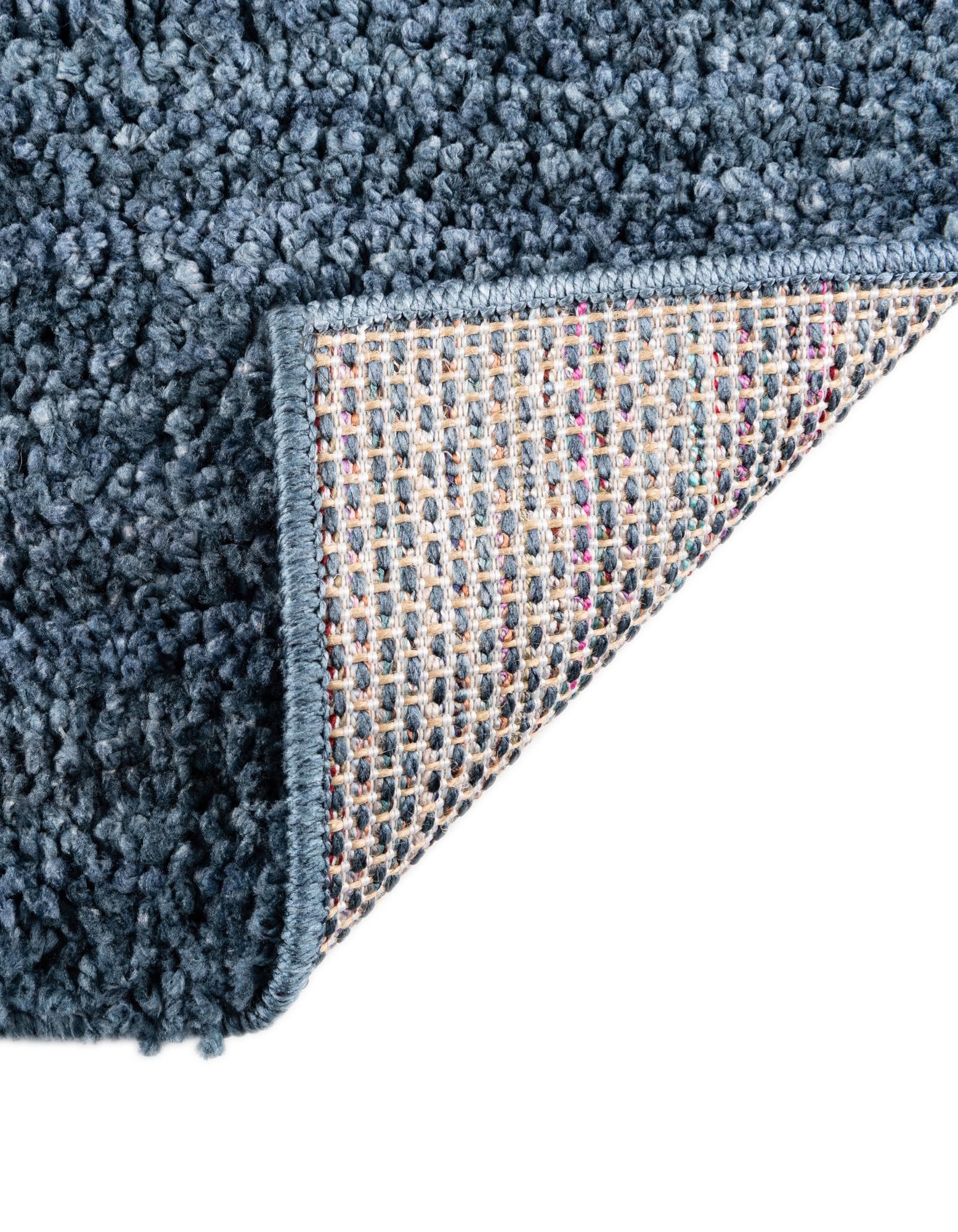 Blueberry Blue 2' x 3' Jill Zarin Shaggy Chic Rug | Rugs.com