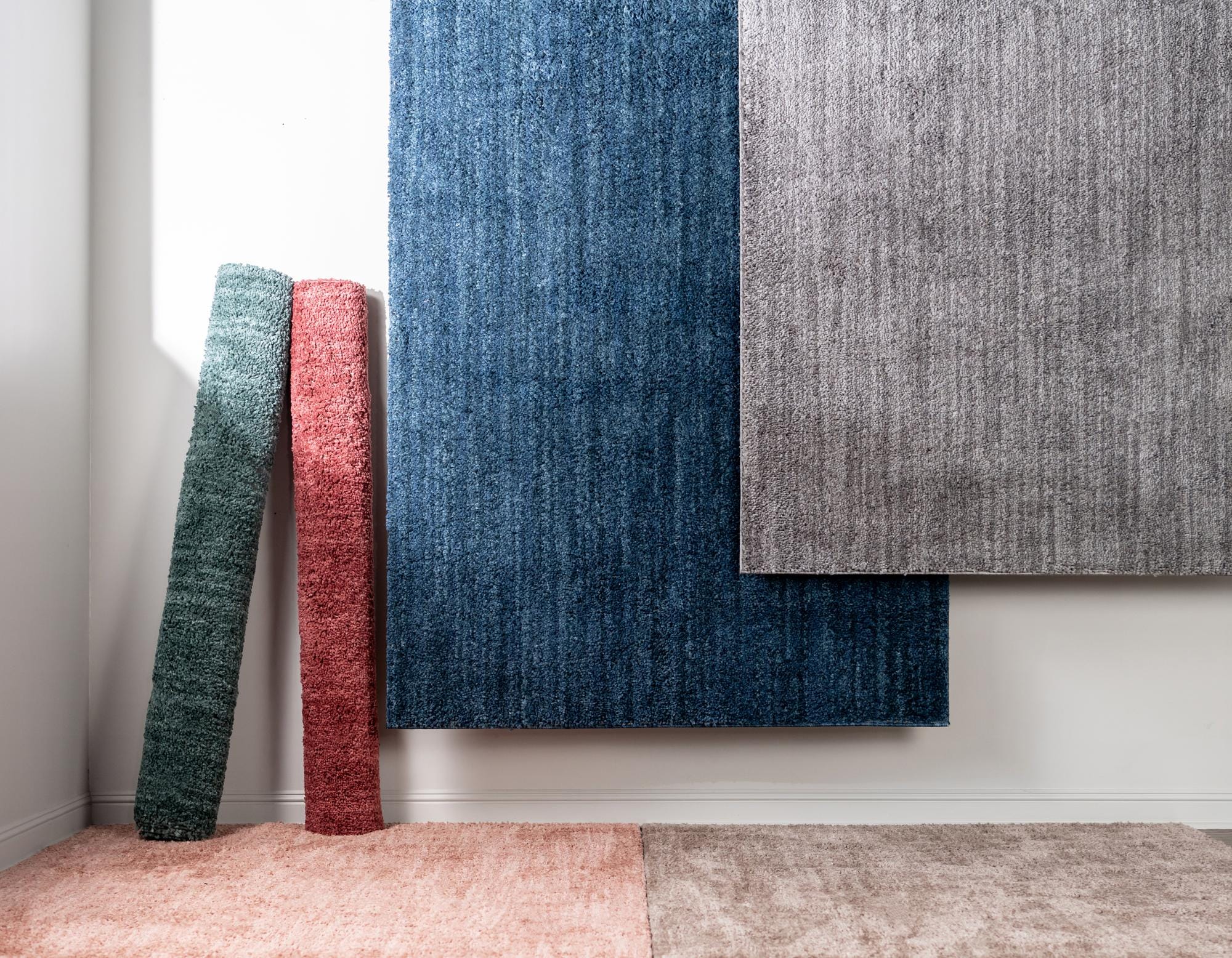 Blueberry Blue 3' 3 x 5' 3 Jill Zarin Shaggy Chic Rug | Rugs.com